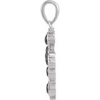 Cabochon Cross Pendant - Image 2