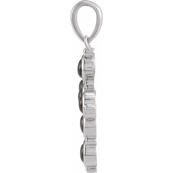 Cabochon Cross Pendant - Image 2