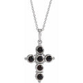 Cabochon Cross Necklace