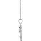 Cabochon Cross Necklace - Image 2