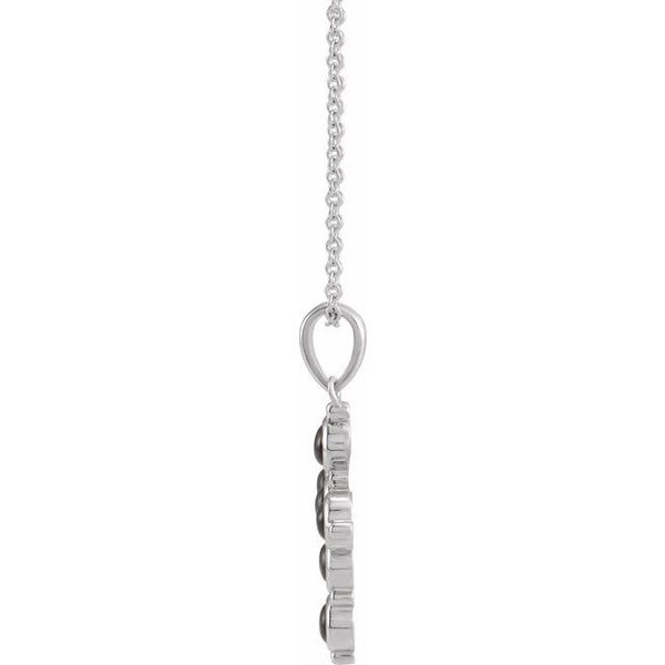 Cabochon Cross Necklace - Image 2