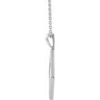 Ornate Pierced Cross Necklace - Image 2