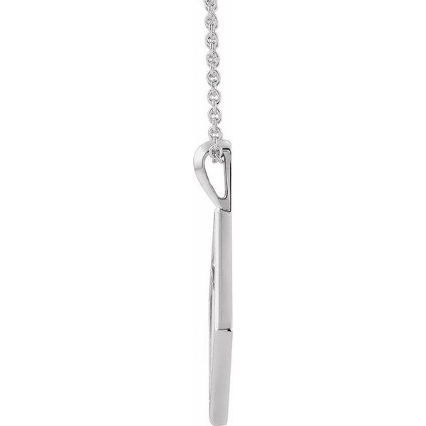 Ornate Pierced Cross Necklace - Image 2