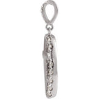 Halo-Style Cross Pendant - Image 2