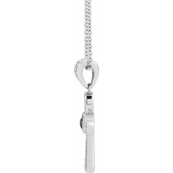 Cabochon Ankh Cross Necklace - Image 2