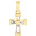 Accented Cross Pendant