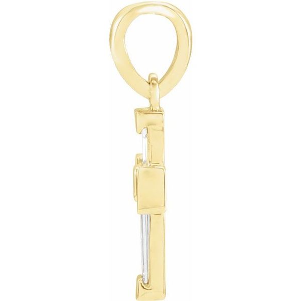 Accented Cross Pendant - Image 2