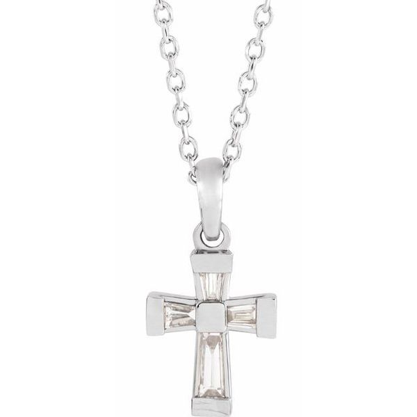 Accented Cross Necklace