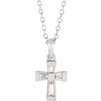 Accented Cross Necklace
