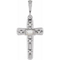 Accented Cross Pendant