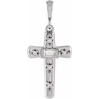 Accented Cross Pendant