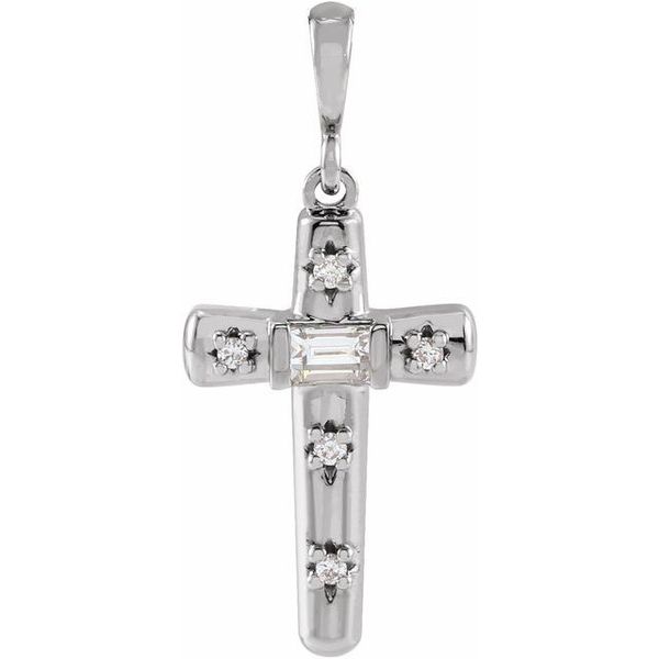 Accented Cross Pendant