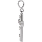 Accented Cross Pendant - Image 2