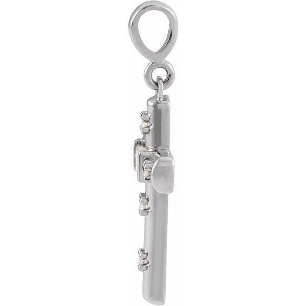 Accented Cross Pendant - Image 2
