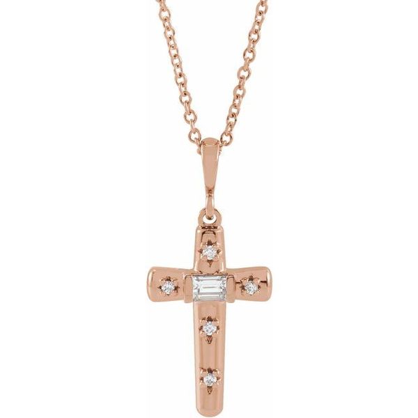 Accented Cross Necklace
