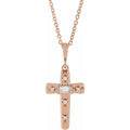 Accented Cross Necklace