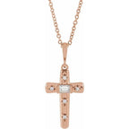 Accented Cross Necklace