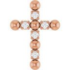 Beaded Cross Pendant