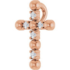 Beaded Cross Pendant - Image 2