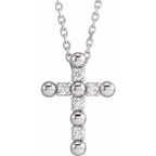 Beaded Cross Necklace