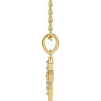 Petite Cross Necklace - Image 2