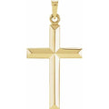 Geometric Cross Pendant