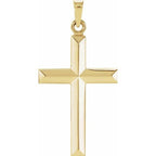 Geometric Cross Pendant