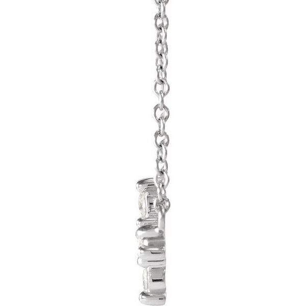 Sideways Cross Necklace - Image 2