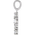 Rose-Cut Cross Pendant - Image 2