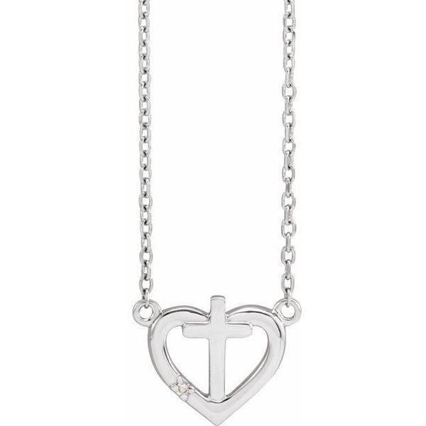Heart & Cross Necklace