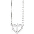 Heart & Cross Necklace