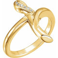 Accented Cross Ring