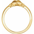 Heart & Cross Ring - Image 2