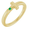 Youth Sideways Cross Ring