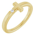 Youth Sideways Cross Ring
