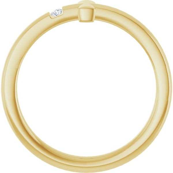 Youth Sideways Cross Ring - Image 2