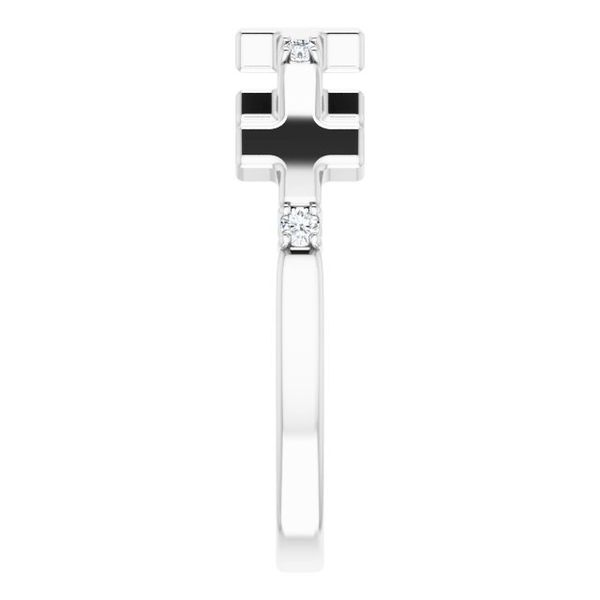 Accented Cross Ring - Image 4