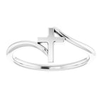 Cross Bypass Ring - Image 3