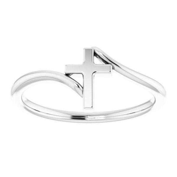 Cross Bypass Ring - Image 3