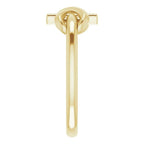 Infinity-Inspired Cross Ring - Image 4