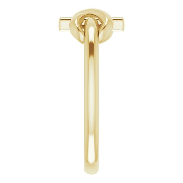 Infinity-Inspired Cross Ring - Image 4
