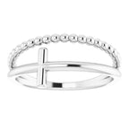 Negative Space Cross Ring - Image 3