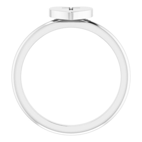 Heart with Cross Ring - Image 2