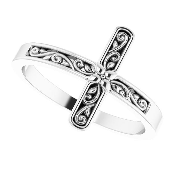 Sideways Cross Ring - Image 5