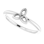 Stackable Celtic-Inspired Trinity Ring - Image 5