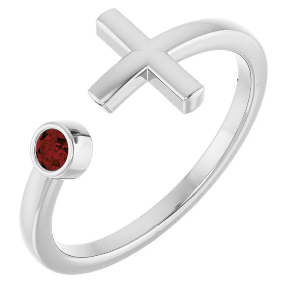 Negative Space Cross Ring