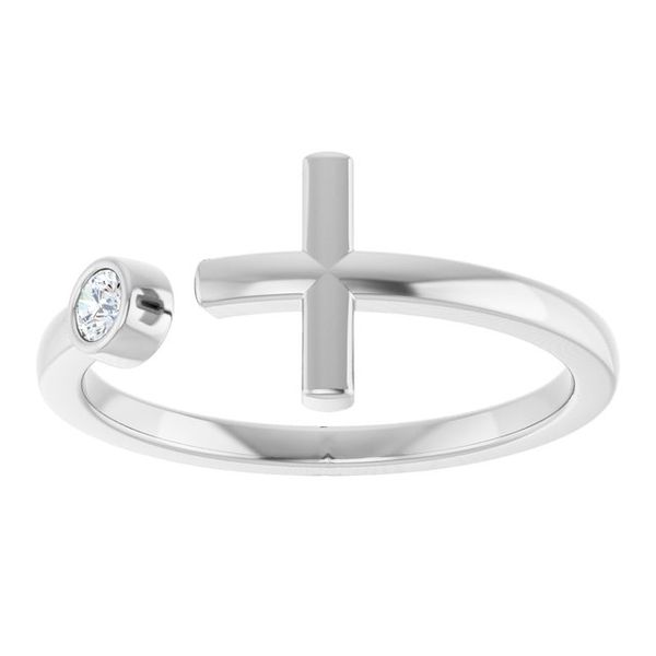 Negative Space Cross Ring - Image 3