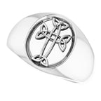 Celtic-Inspired Cross Ring - Image 5
