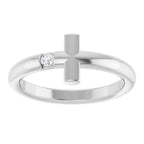 Sideways Cross Ring - Image 3