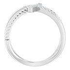 Accented Cross Rope Ring - Image 2